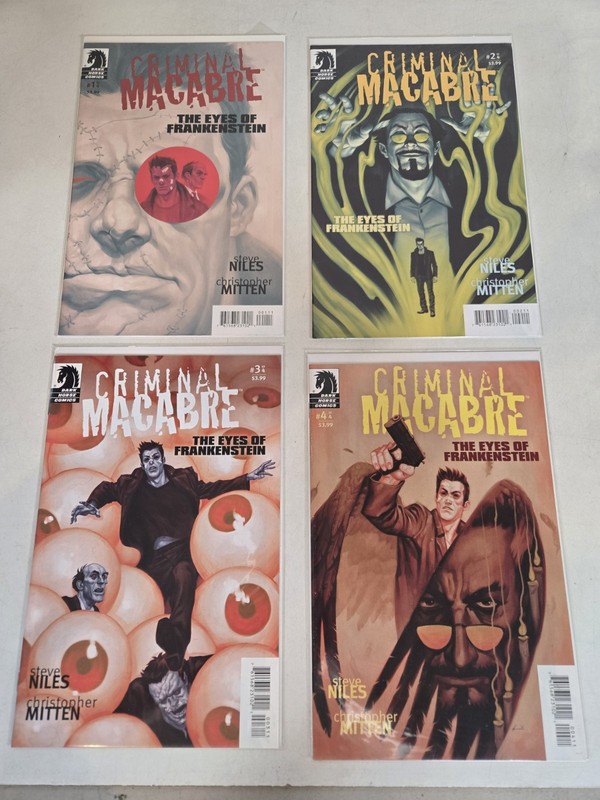 Criminal Macabre: Eyes of Frankenstein #1-4 Complete Set Comic Book Lot Of 4