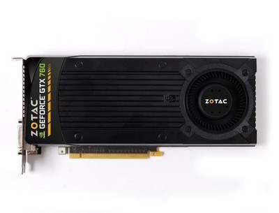 Zotac GeForce GTX 760 2 GB GDDR5 (ZT-70401-10P) 2x DVI, HDMI, DP, PCI-E   #35929
