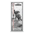 2027 ZOMBUCKS WORLD 1/1000 oz .999 SILVER NOTE ~ ELEGAUNT ~