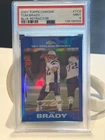 2007 Topps Chrome Tom Brady Blue Refractor #TC6 PSA 9