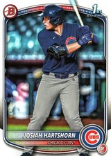 2025 Bowman Draft 1st Paper RC Josiah Hartshorn 