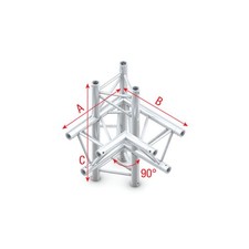 Milos Pro-30 Triangle G Truss – Ecke rechts 3-Punkt Traverse Veranstaltung Licht
