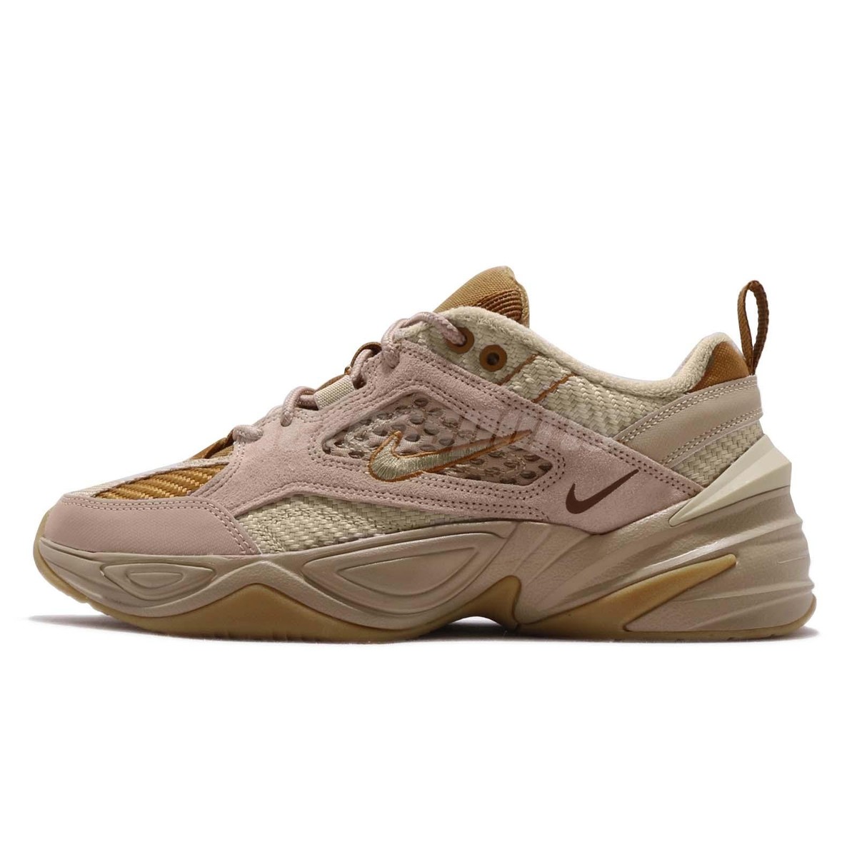 Nike M2K Tekno SP Linen Ale Brown Wheat Gum Men Daddy Shoes