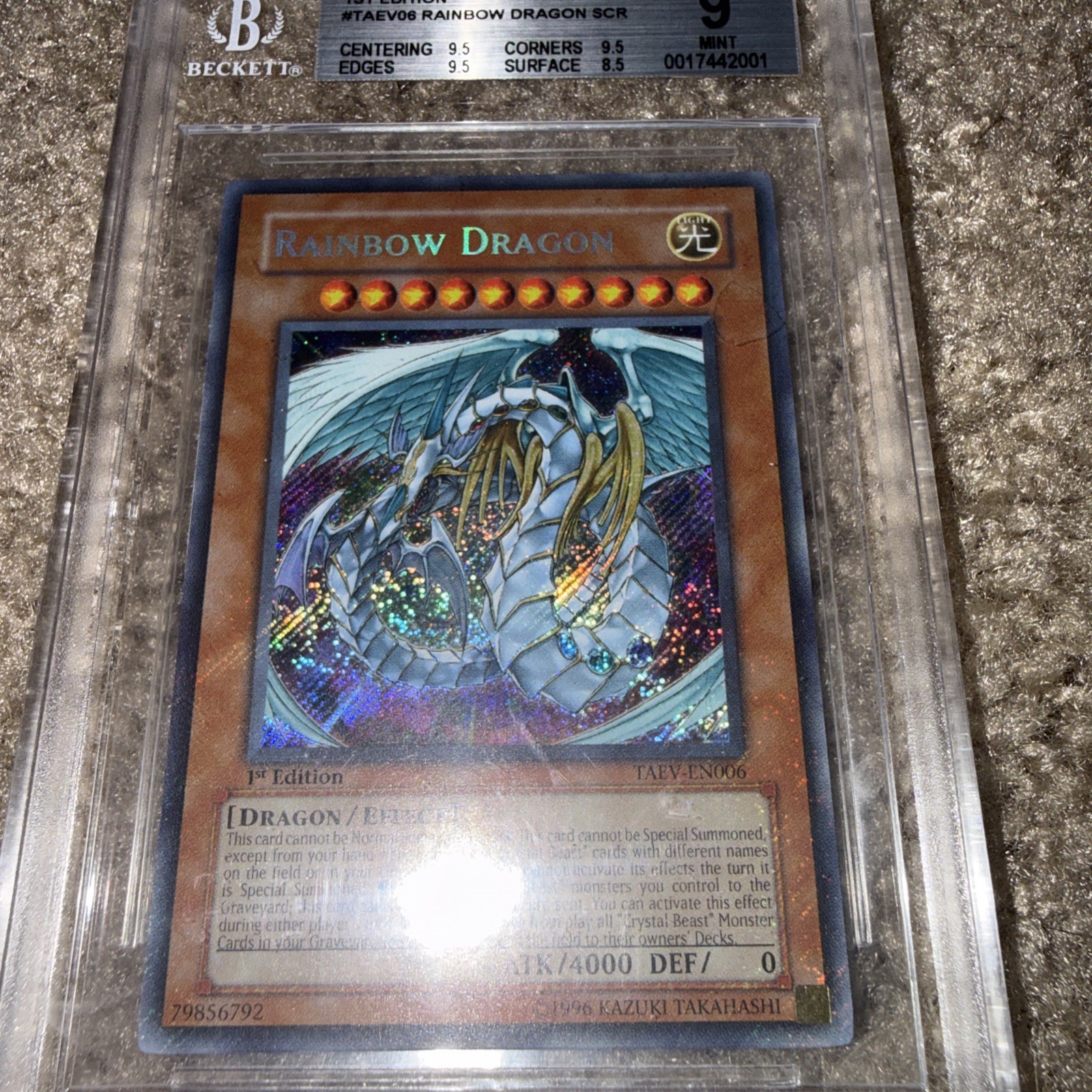 Rainbow Dragon TAEV-EN006 Tactical Evolution 1st Edition 9 Mint