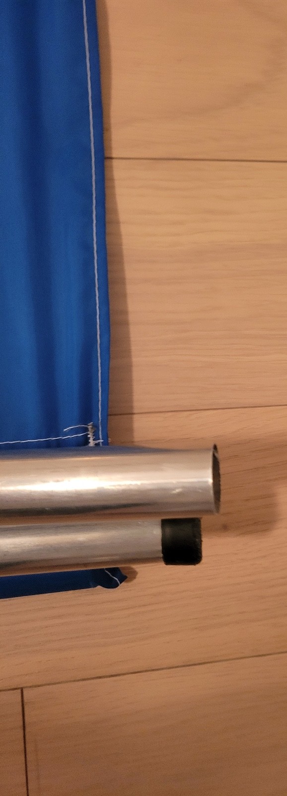 Vintage Coleman Company Aluminum Blue Camping Folding Chair Lightweight