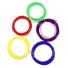 5 Pcs ABS 3D Filament Refill Pack 10 M Each Roll for 3D Printer Filament