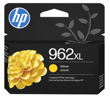 HP 962XL High Yield Ink Cartridge, Yellow, 3JA02AN