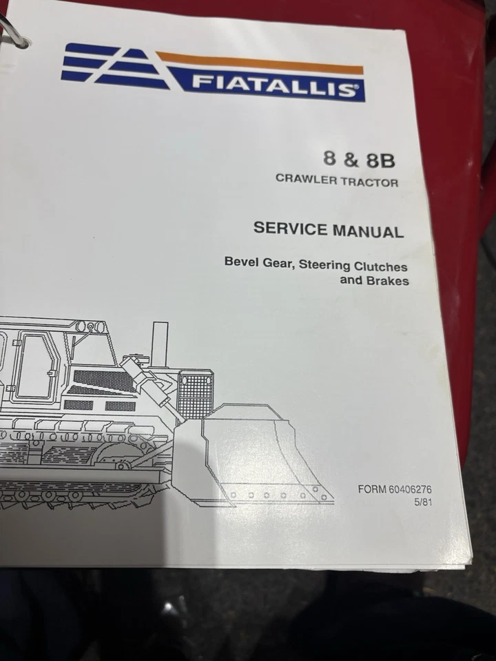 Fiat Allis 8-B Servicio Completo. Manual de reparación y repuestos Foto 3 de 4
