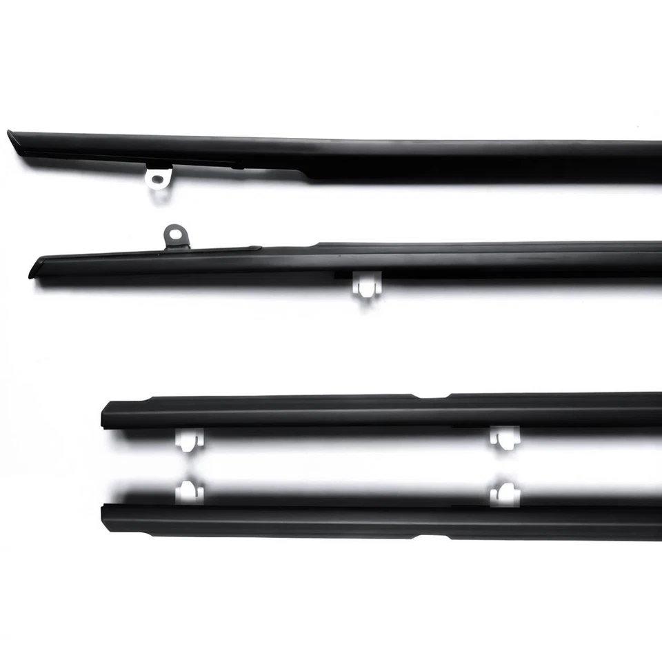 Juego de cinturón de puerta exterior LR resistente al clima negro para Toyota Corolla AE100 AE101 1992-95 Foto 4 de 4