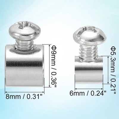 20 Stück galvanisierte Kabelschellen für effektives Drahtmanagement und Handli