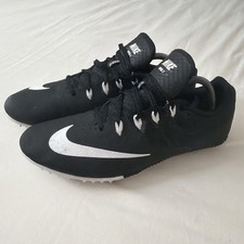 Nike Rival S Sprint Track Shoes Spikes Mens 11 Black 806554-001 Light Shoe Quick