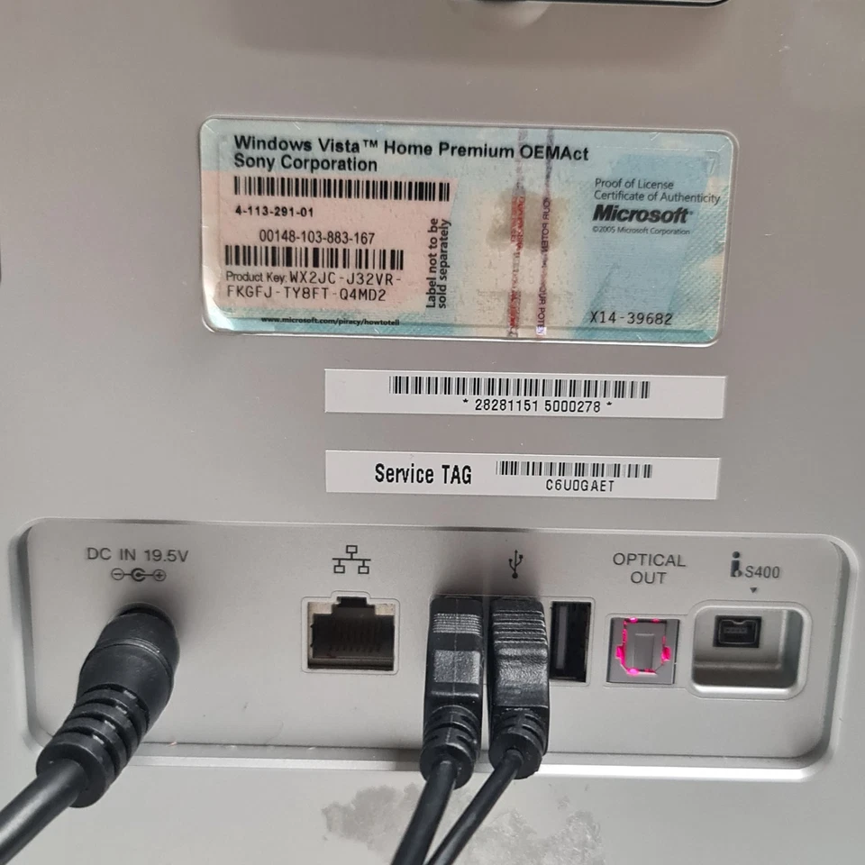 Sony VAIO VGC-JS1E/P All-in-One Desktop PC - Win 10, 4GB RAM, 500GB HDD - Image 3 of 4