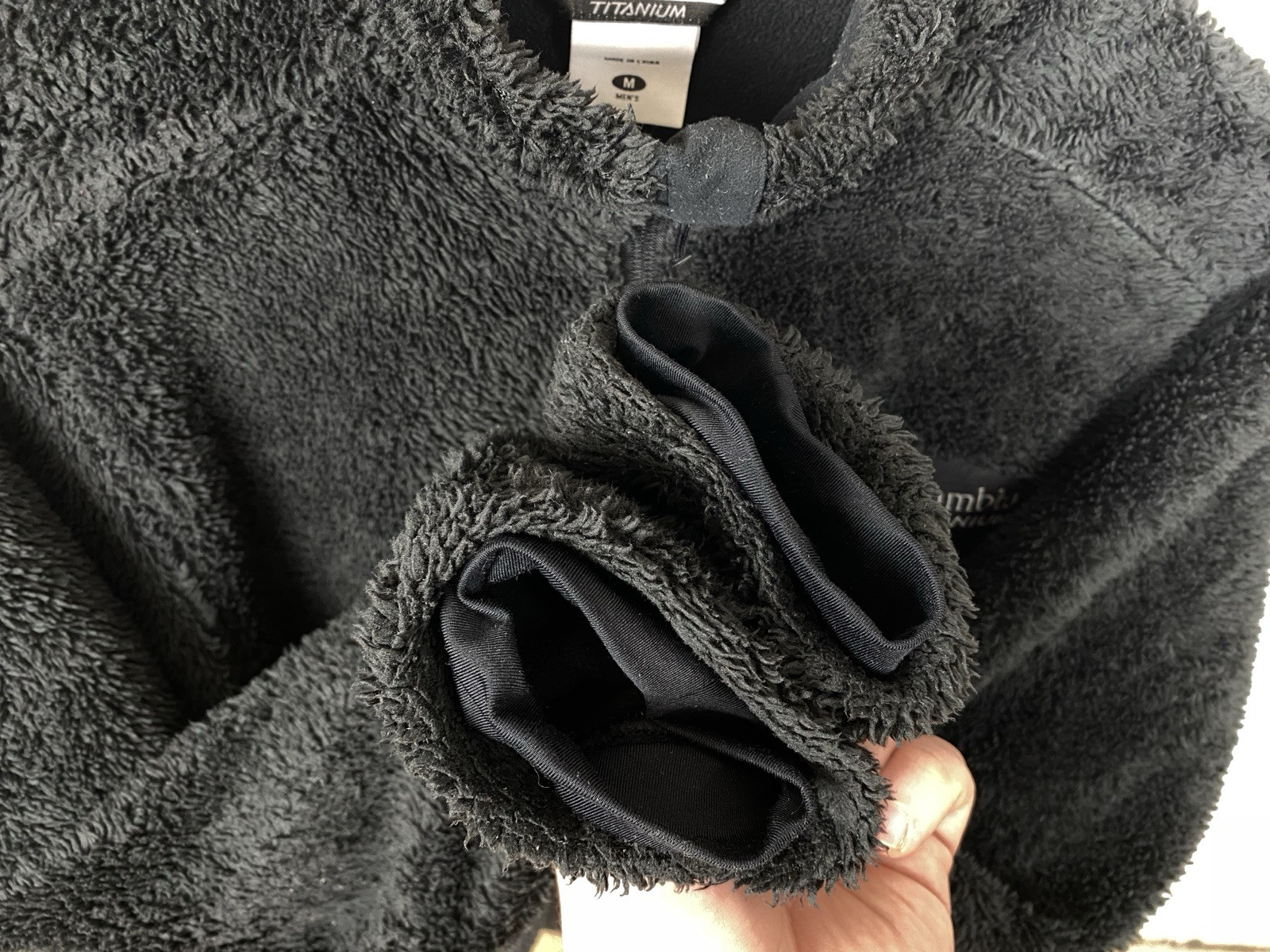 ARC'TERYX Giacca sherpa Columbia Titanium Deep Pile Fleece