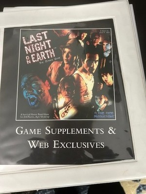 Last Night on Earth Game Supplements