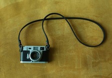 Windmup Stealth Black  Handmade Thick Leather Camera Strap
