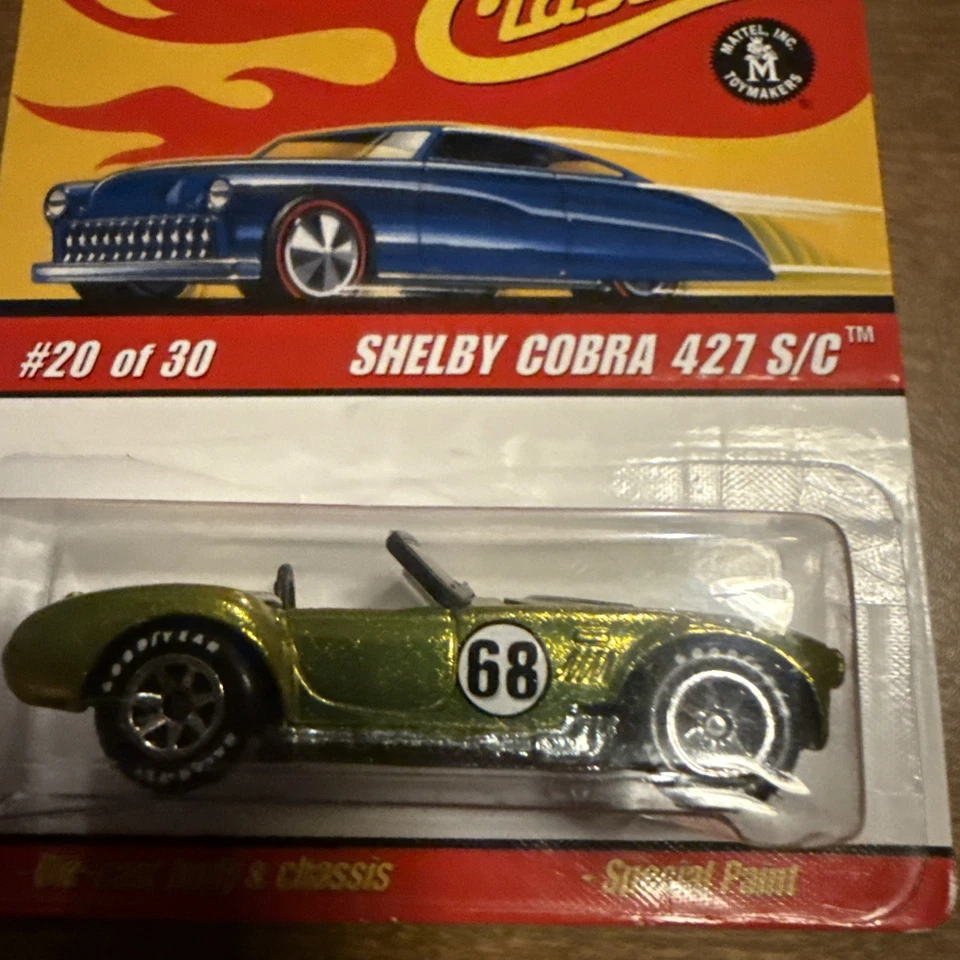 Литые модели автомобилей Hot Wheels Classics серия 2 1:64 в ассортименте 20 из 30 Shelby Cobra - Изображение 3 из 3