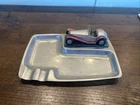Vintage Matchbox Lesney Riley Car Stainless Steel Ashtray #B125