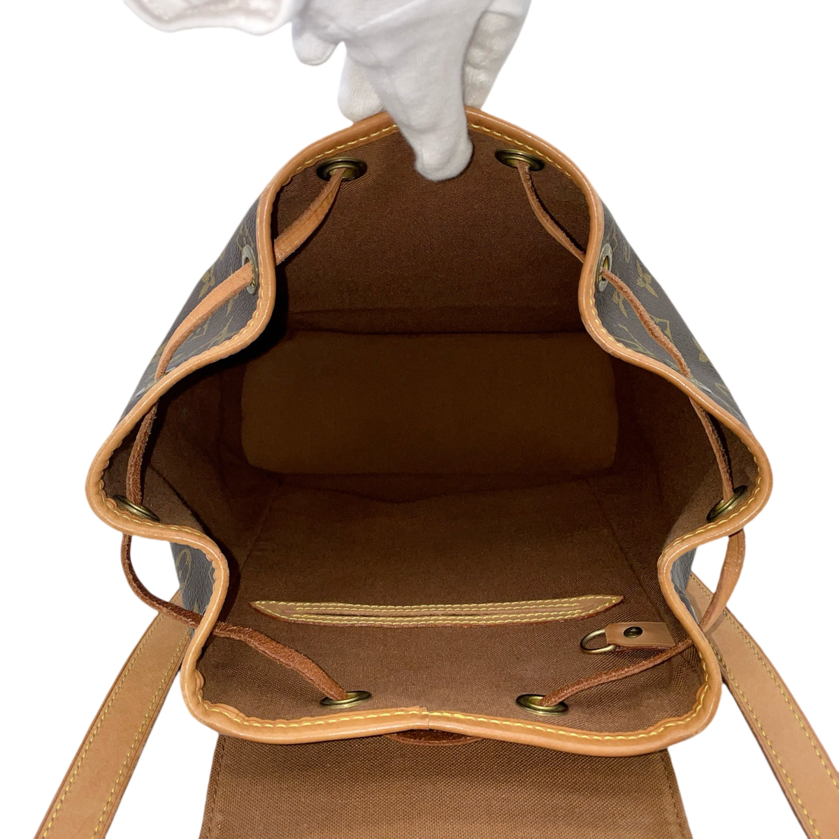 Auth LOUIS VUITTON Monogram Montsouris MM Backpack M51136  display picture 2