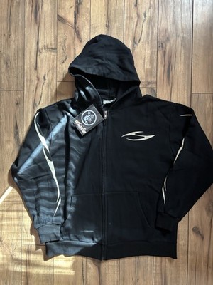 Hellstar Studios Black Zip Hoodie Size Large