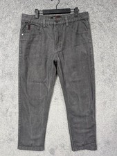Southpole Jeans Mens 35x28.5 Gray Denim Straight Leg Casual 5 Pocket Pants