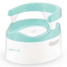 Potty Chair for Toddler Toilet Training - Splash Guard Back Support Aqua