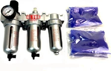 1/2" Compressed Air Filter Regulator/Desiccant Dryer Good for Plasma Cutter