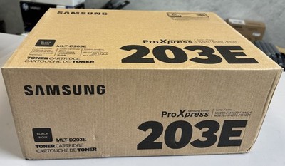 Samsung Genuine 203E EHY Black Toner MLT-D203E Original 10k - M3820 M4020 M4070