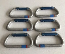 Vintage REI Carabiners Lot of 6 2300 KG USA Climbing