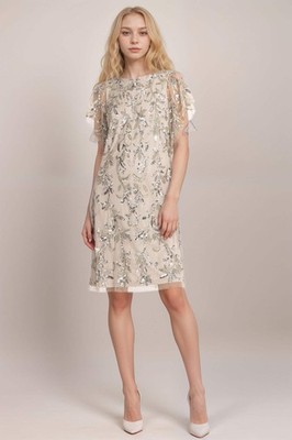 green emerald velvet dress Johnny Was C33825-6 Yasmine Mesh Dress- Asteria (S)