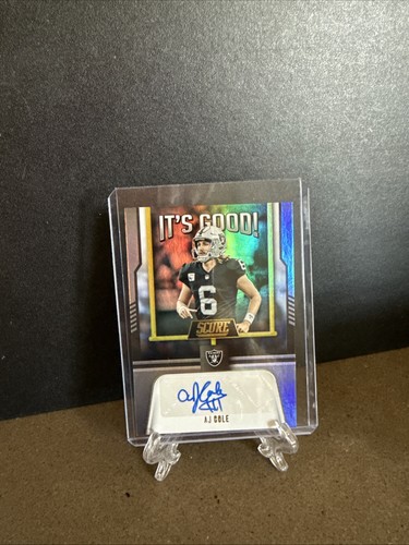 AJ Cole #IG-AC — 2023 Panini Score It's Good Autographs football card