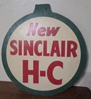 Vintage Sinclair H-C Carboard 13" Sign Hanging Store Display