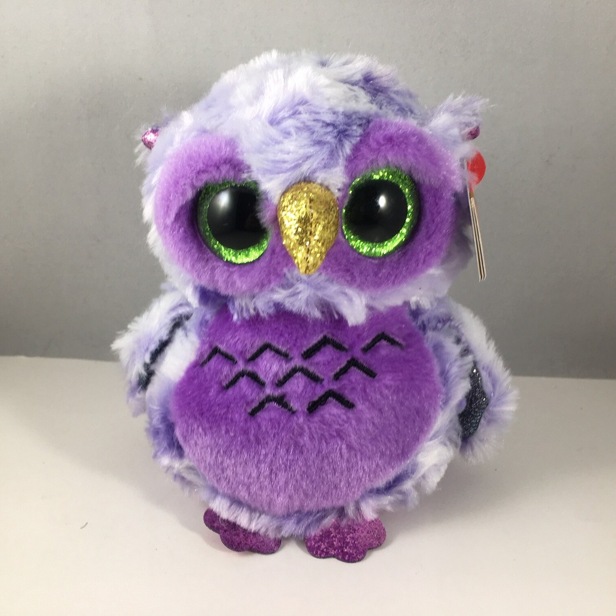 Ty Beanie Boos OWLIVIA the Purple Owl (6 Inch) Stuffed Animal