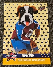 NHL 2024 All Star Game Toronto Upper Deck Colorado Avalanche BERNIE Mascot Card