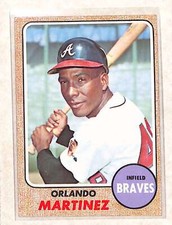 1968 Topps  #578 Orlando Martinez  VG+
