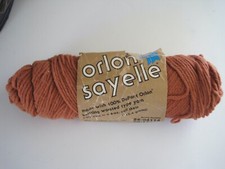 Yarn Orlon Sayelle 1355 Red Rust Leewards