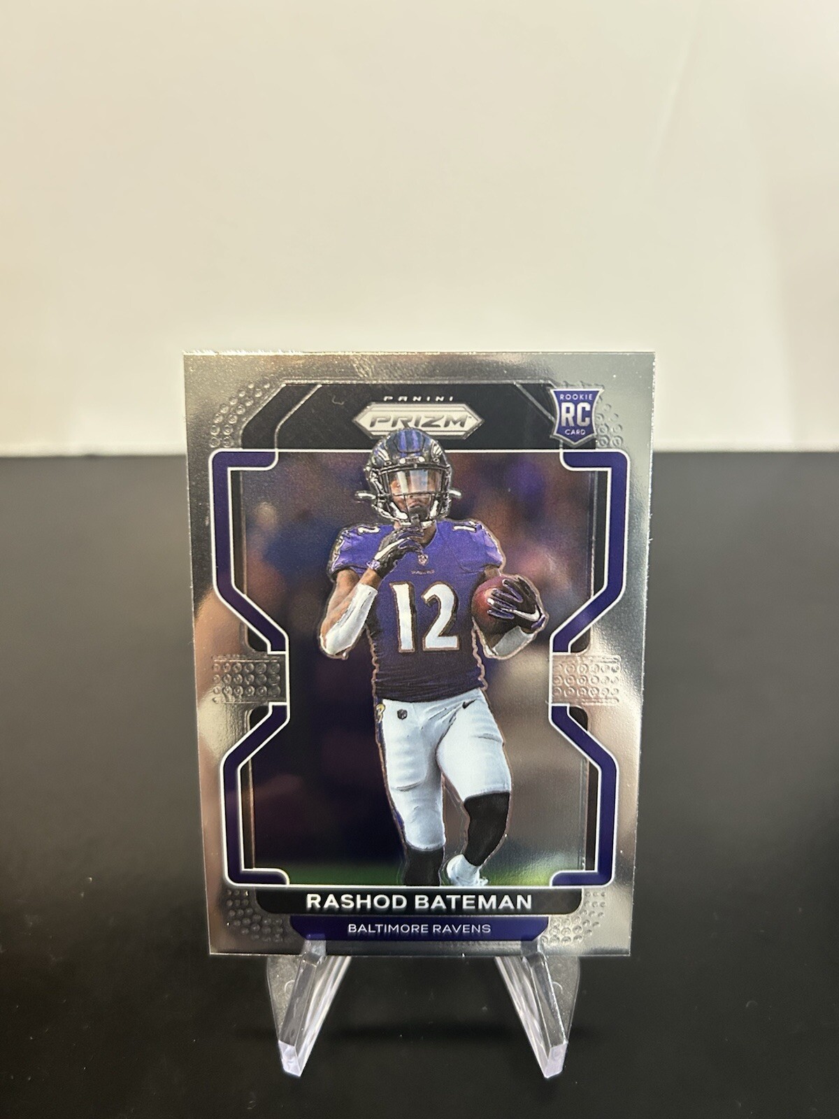 2021 Panini Prizm - Rookie Silver Prizm #340 Rashod Bateman (RC)