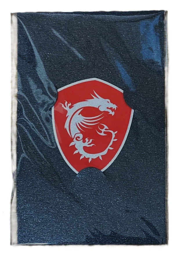 2-Pack NEW MSI True Gaming Red Dragon Shield Logo Sticker Badge Decal  - Image 3 of 3