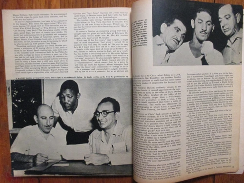 Wint-1963 Inside Boxing Mag(JACK DEMPSEY/ANGELO DUNDEE/CHRIS DUNDEE/CASSIUS CLAY - 画像9/12