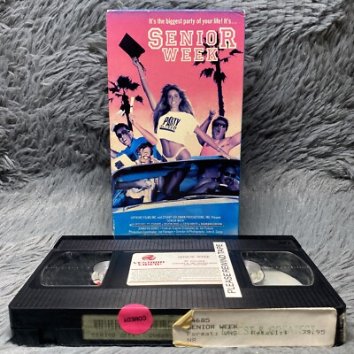 Senior Week VHS 1987 Vestron Michael St Gerard Devon Skye Florida Bars Beach