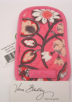 その他 me Vera Bradley BLUSH PINK Double Eye EYEGLASSES SUNGLASSES CASE 4