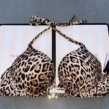 New Victoria  s Secret 34A Miraculous Bombshell Bikini Push Up Add 2 Cup Size NWT