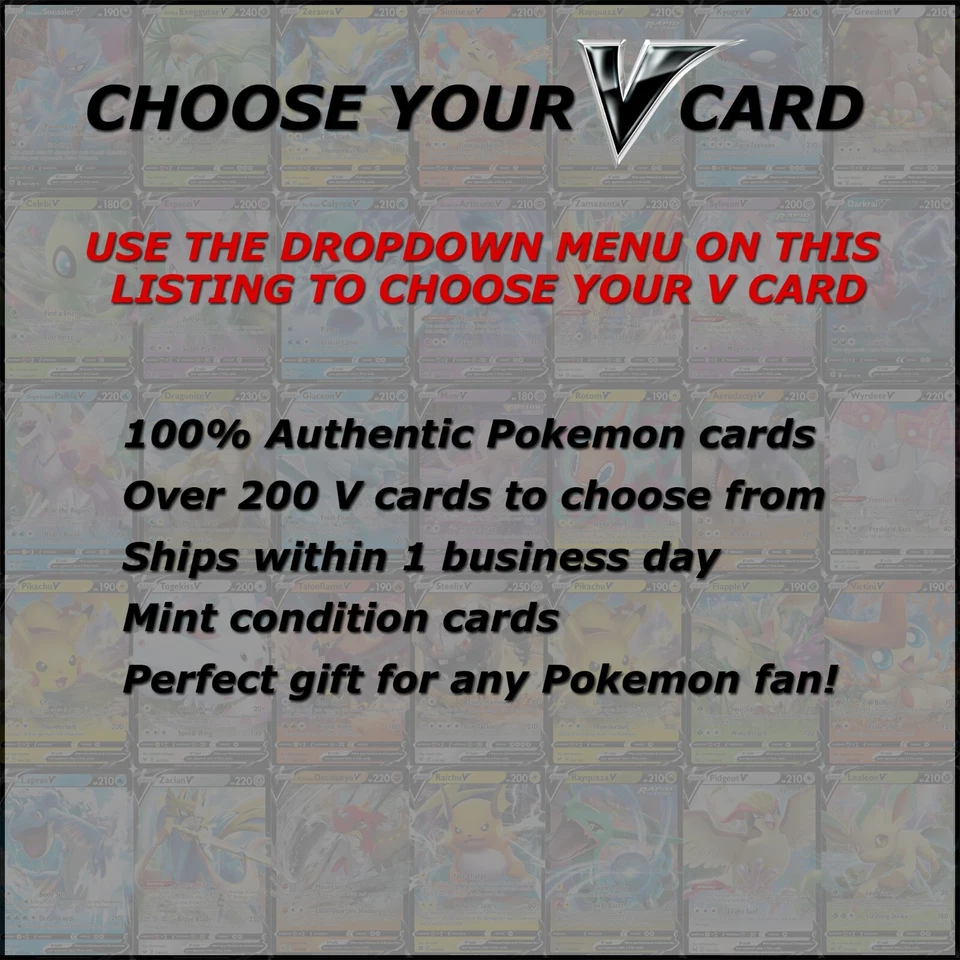 Pokemon V Cards - Choose Your Card - Ultra Rare, Full Art Holo English NM - Image 2 of 4