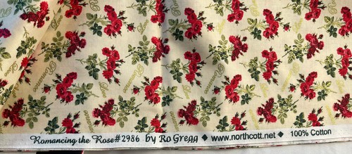Romancing The Rose Ro Gregg Northcott Baumwollstoff Menge 6 ~ 2-Yard Stücke 🌹 - Bild 3 von 4