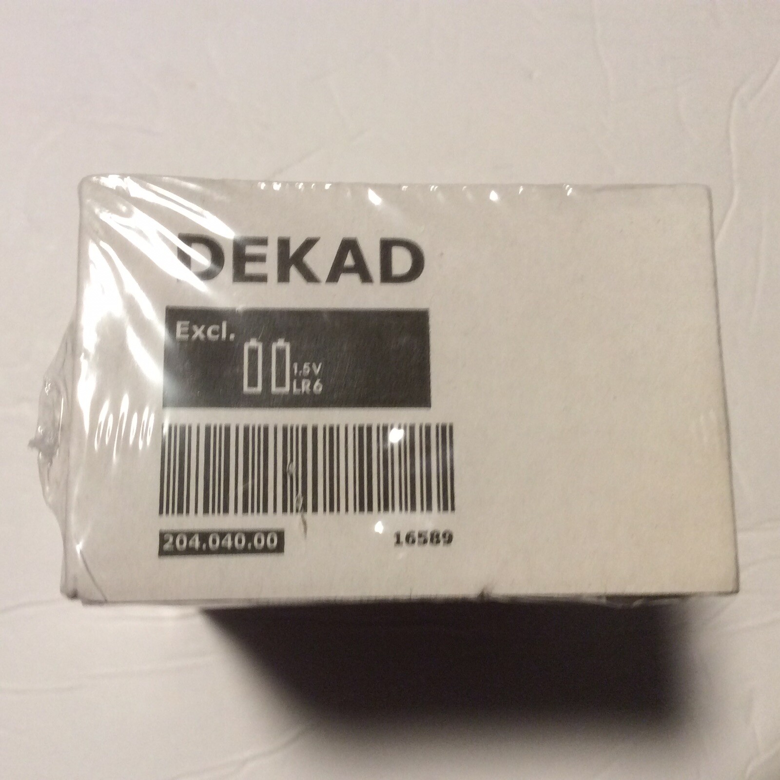 Ikea DEKAD Alarm Clock Black  Retro Style