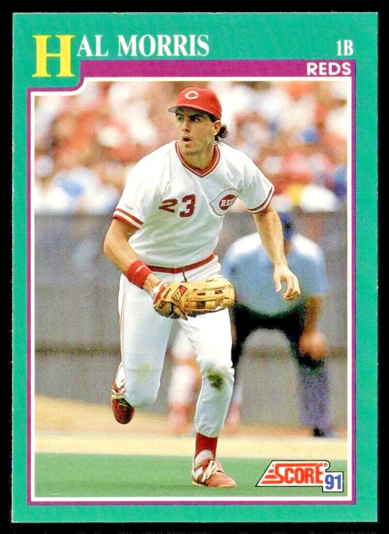 Hal Morris trading card