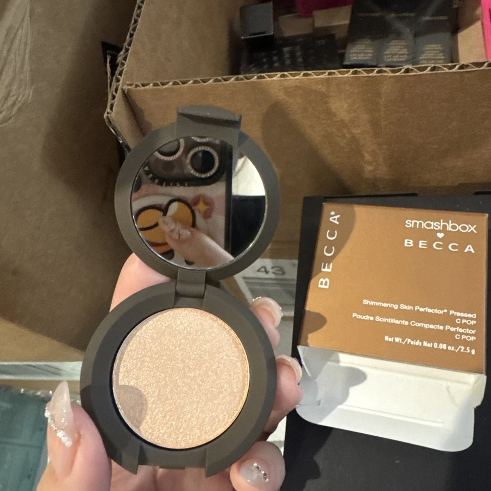 Smashbox Becca Shimmering Skin Perfector Pressed  * C Pop* , 0.08oz/2.5g, NIB - Image 3 of 3
