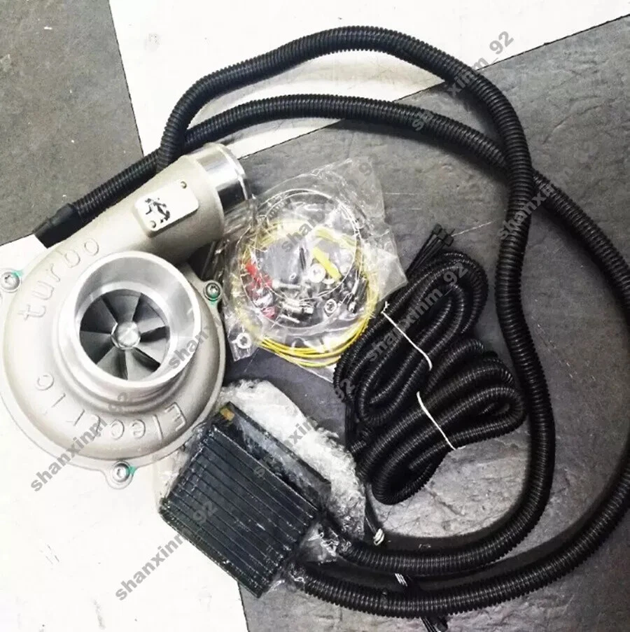 TurboCharger Air Filter Intake Kit FOR 2010-2016 Universal Car SUV Electric - Image 2 of 4