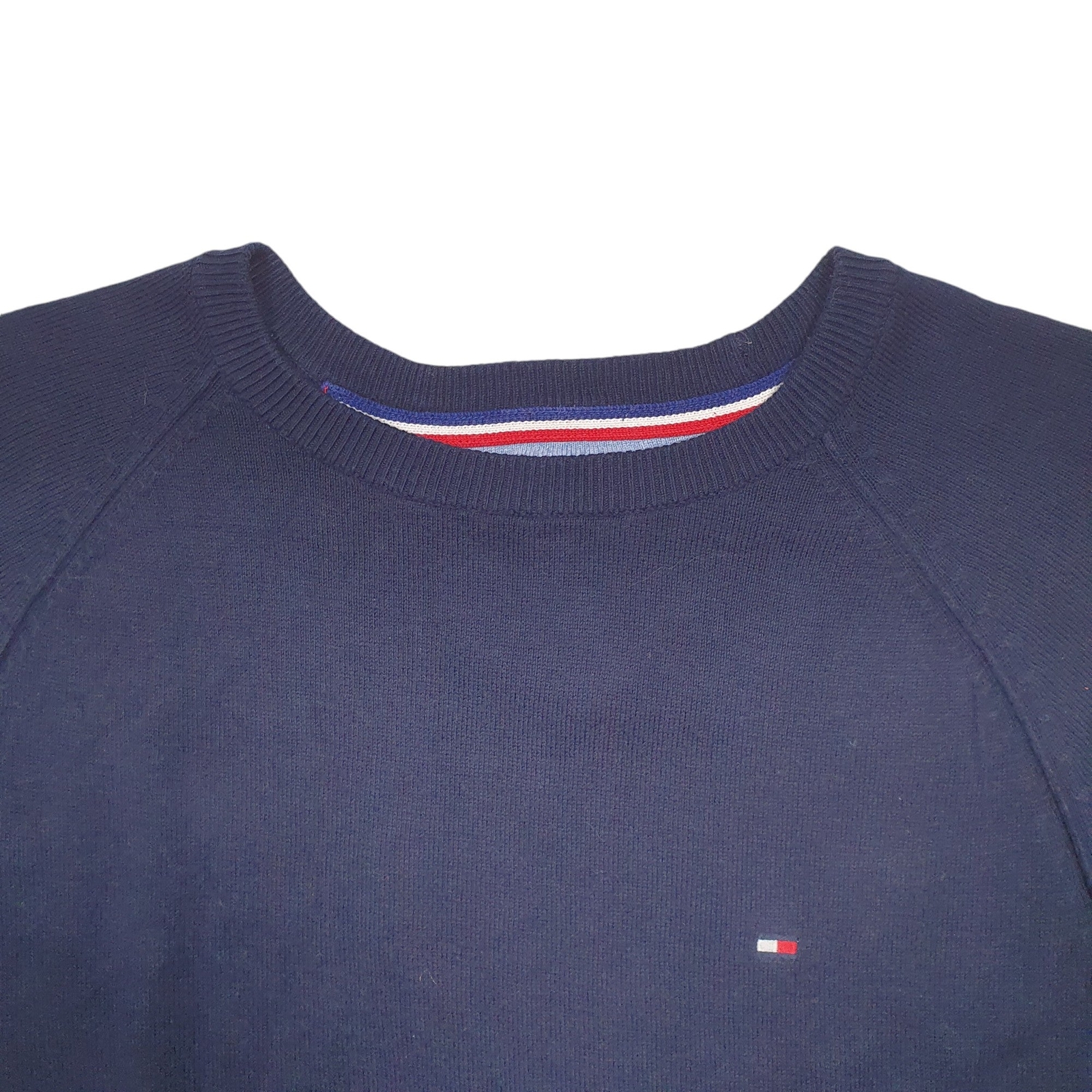 TOMMY HILFIGER Crewneck Cotton Jumper Sweatshirt Mens S image 2