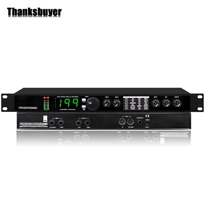 GAX-4II 110-220V 24Bit Digital Reverb DSP Processor Equalizer with 200 Programs