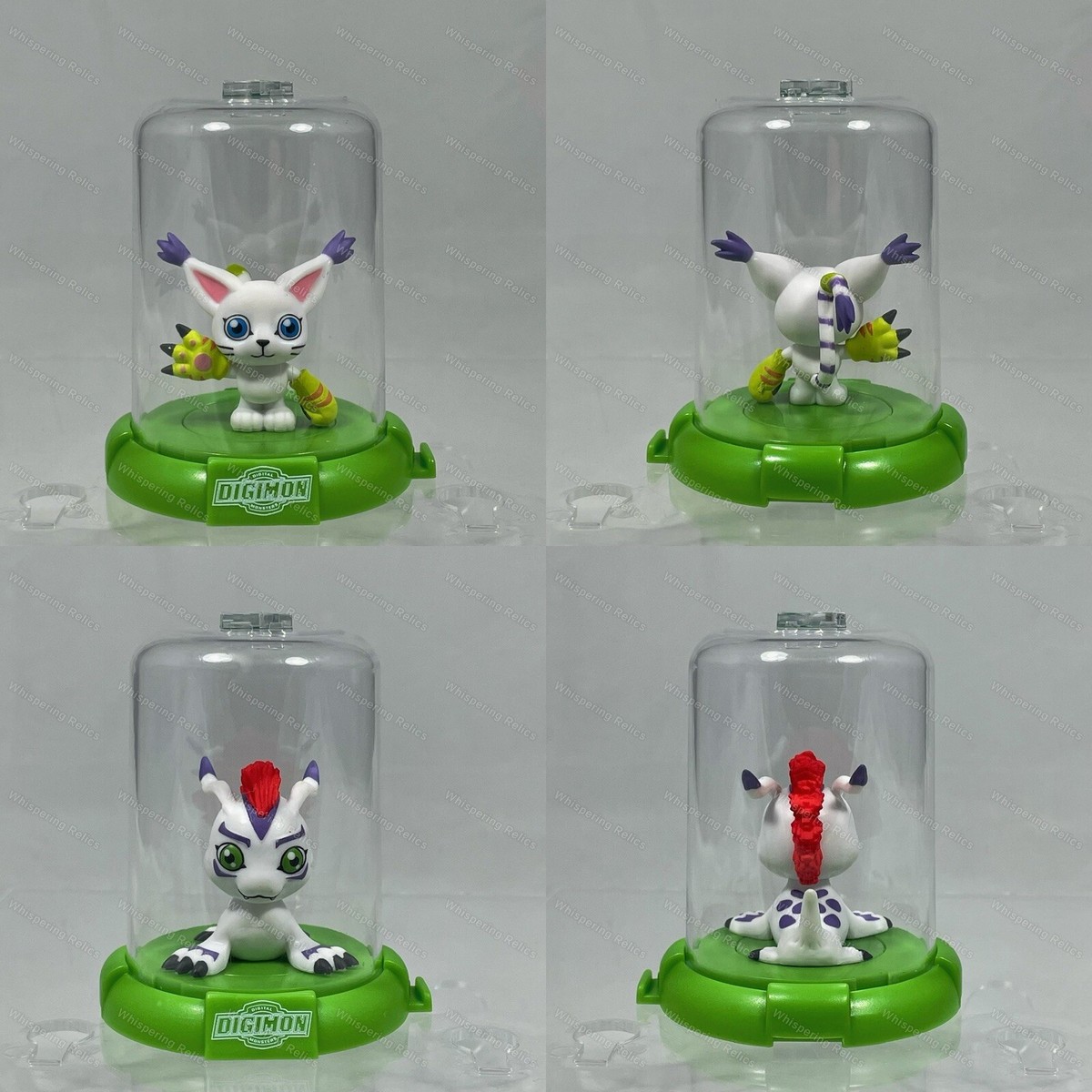 Gomomon Gatomon Collectible Domez Figures Zag Toys x Digimon - Main Image